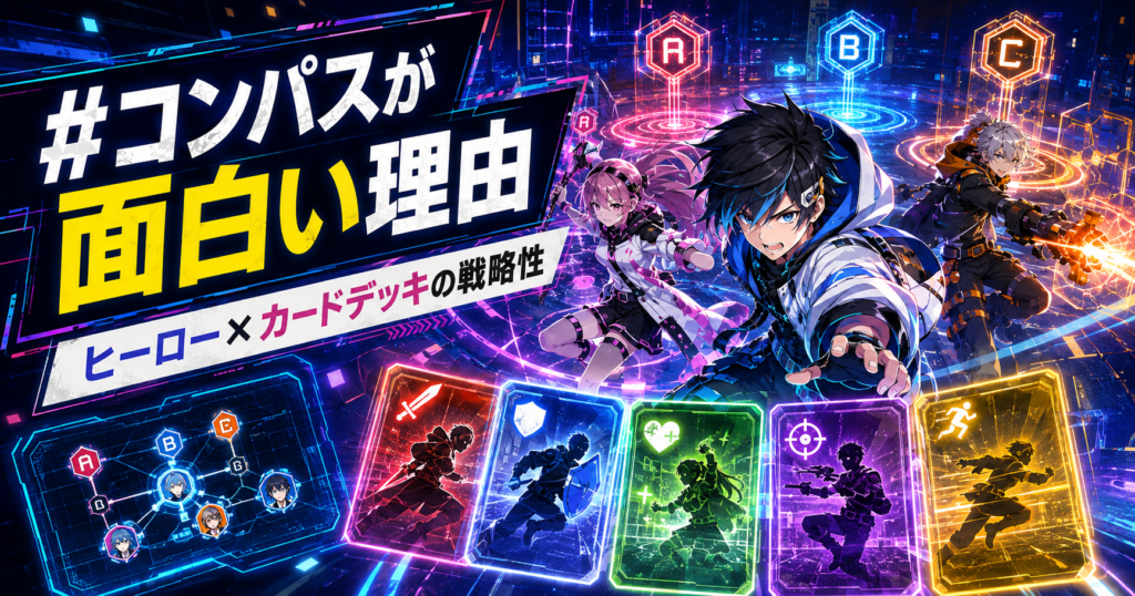 #コンパスが面白い理由｜ヒーロー×カードデッキの戦略性