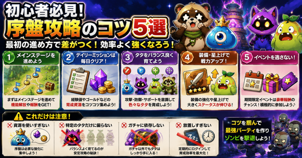 モンスターサバイバル初心者は何からやる？序盤で迷わない進め方