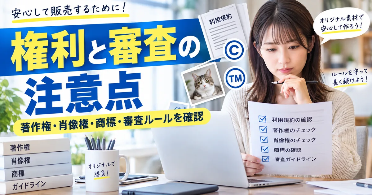 LINEスタンプの権利と審査の注意点｜著作権・肖像権・商標を確認