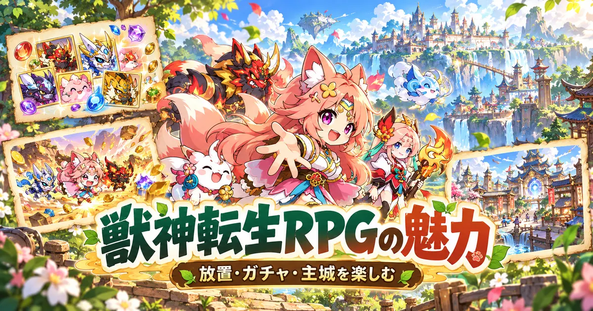 獣神キャラクターと放置・ガチャ・主城の魅力
