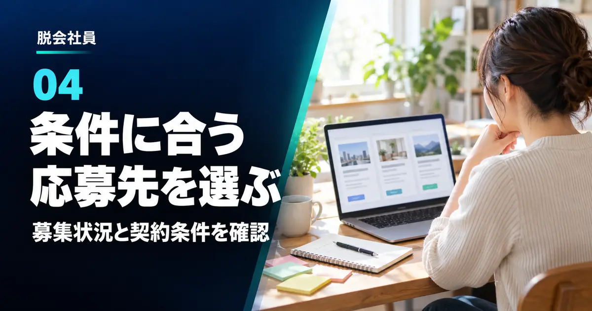 募集状況と契約条件を比較してオンライン秘書の応募先を選ぶ