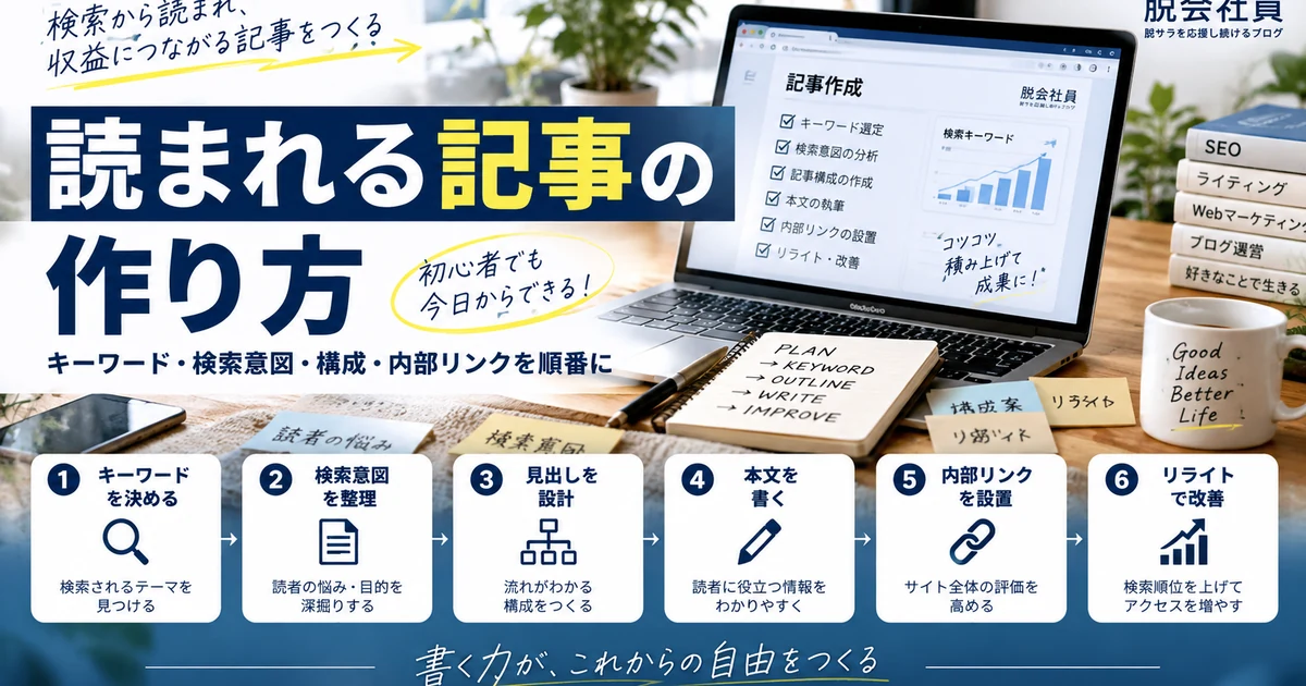 検索から読まれるブログ記事の作り方
