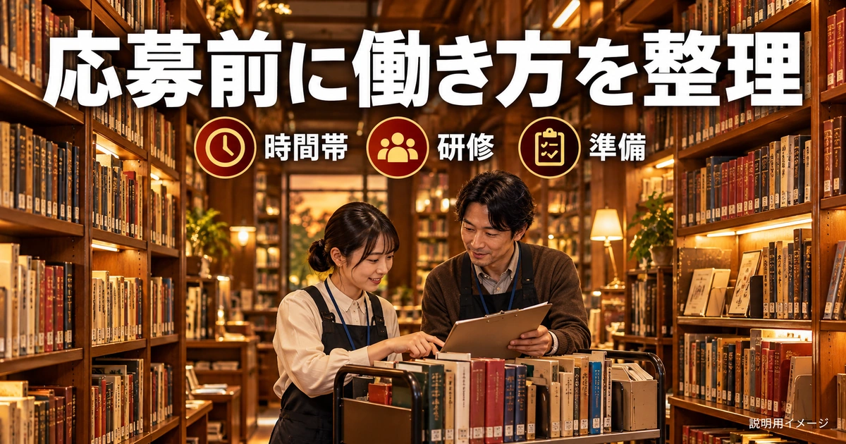 応募前は、募集要項の読み取りと仕事に近い準備を進めるを説明する生成イメージ