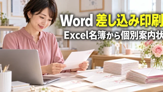 Excel名簿からWordで個別案内状を作る説明用生成画像