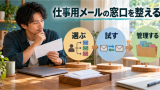仕事用メールのサービス選び、送受信テスト、継続管理を考える個人事業主