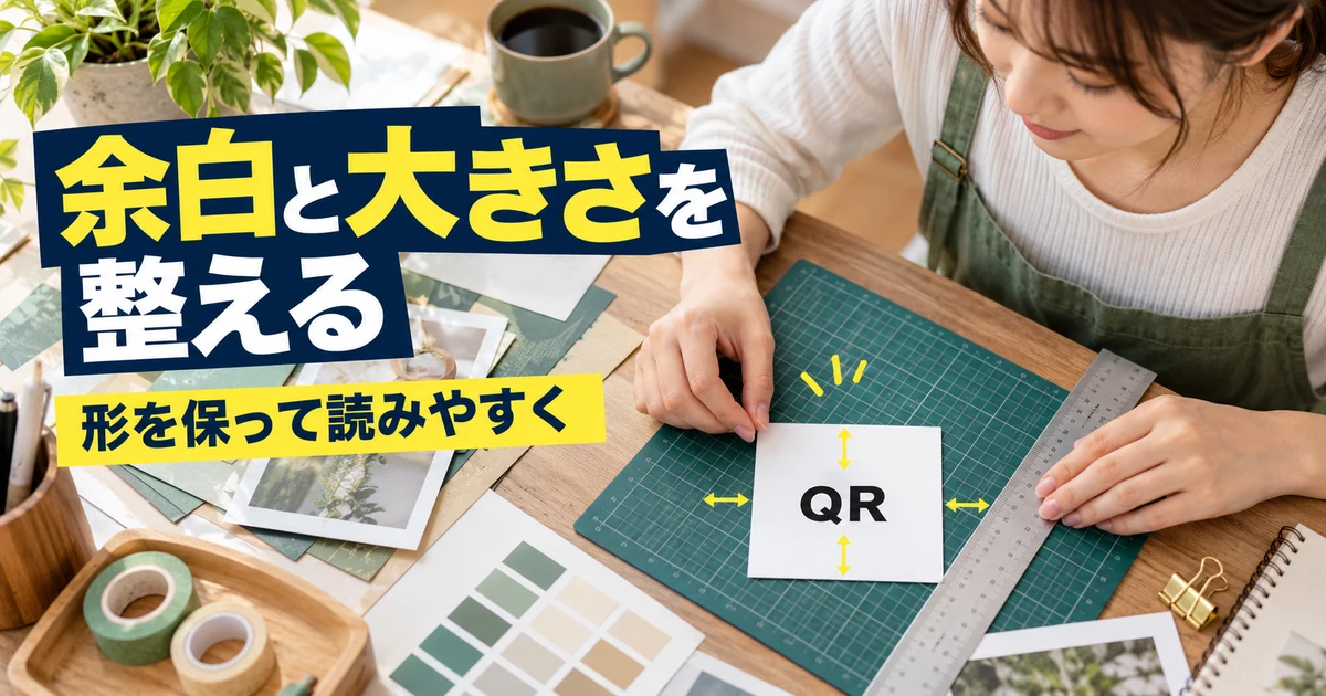 余白と大きさを整える(形を保って読みやすく)の説明用生成画像