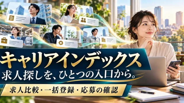 キャリアインデックスで求人比較・一括登録・応募の確認を進めるためのガイド