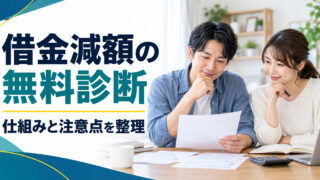 借金減額の無料診断の仕組みと注意点を整理する記事の表紙