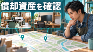 仕事の資産を所在と種類から確認する