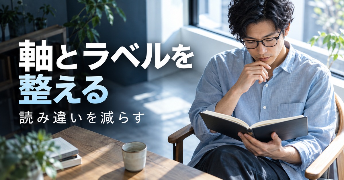 軸とラベルを整える:グラフ作成の確認作業を表す生成イメージ