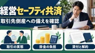 経営セーフティ共済の取引の実態、掛金の負担、貸付と解約を確認するためのガイド