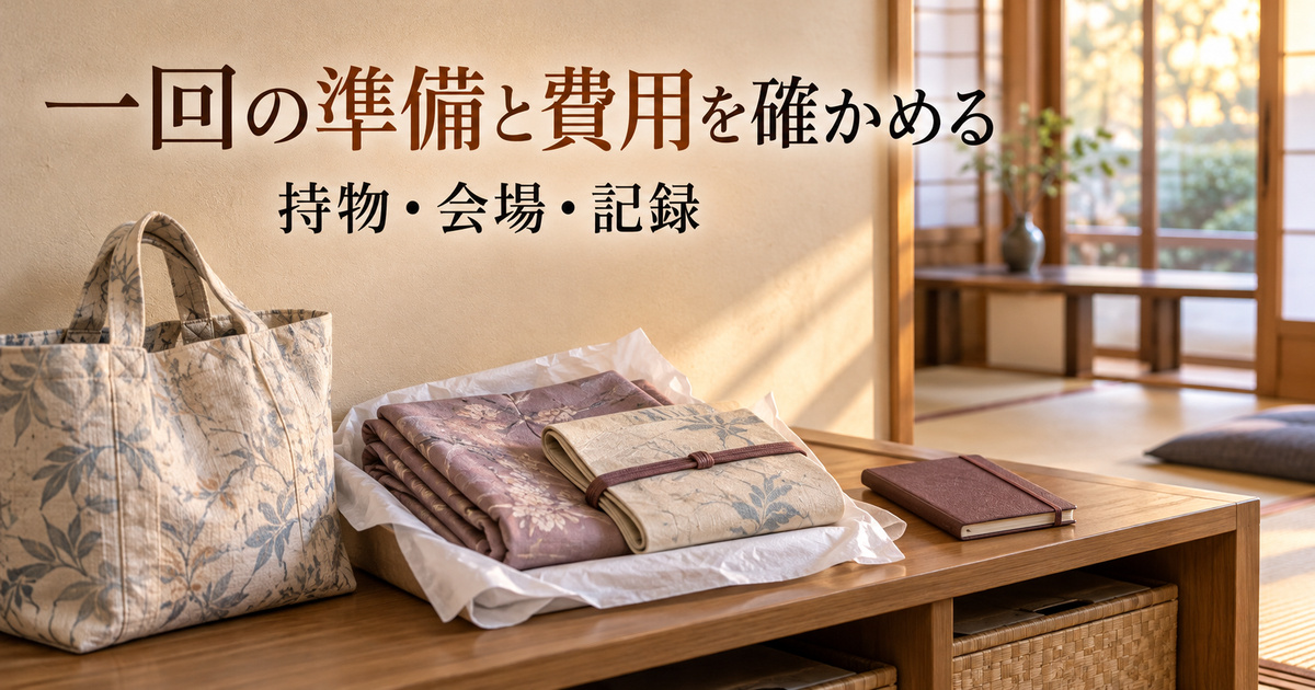 一回の授業に使う物と記録をまとめ、準備の負担を見直す架空の生成イメージ