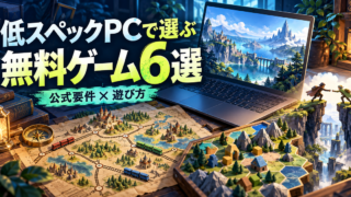 公式要件と遊び方から無料PCゲームを選ぶ生成イメージ
