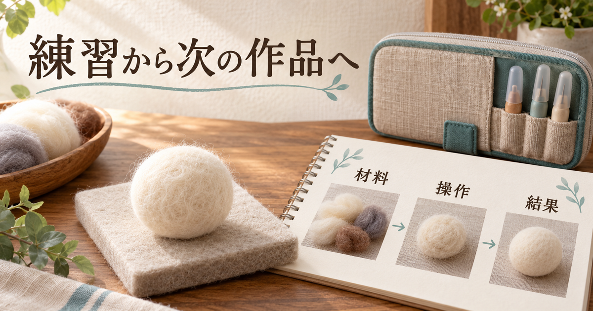 材料・操作・結果をノートへ残す練習