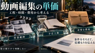 動画編集の単価を作業範囲・予定工数・必要な費用から考える