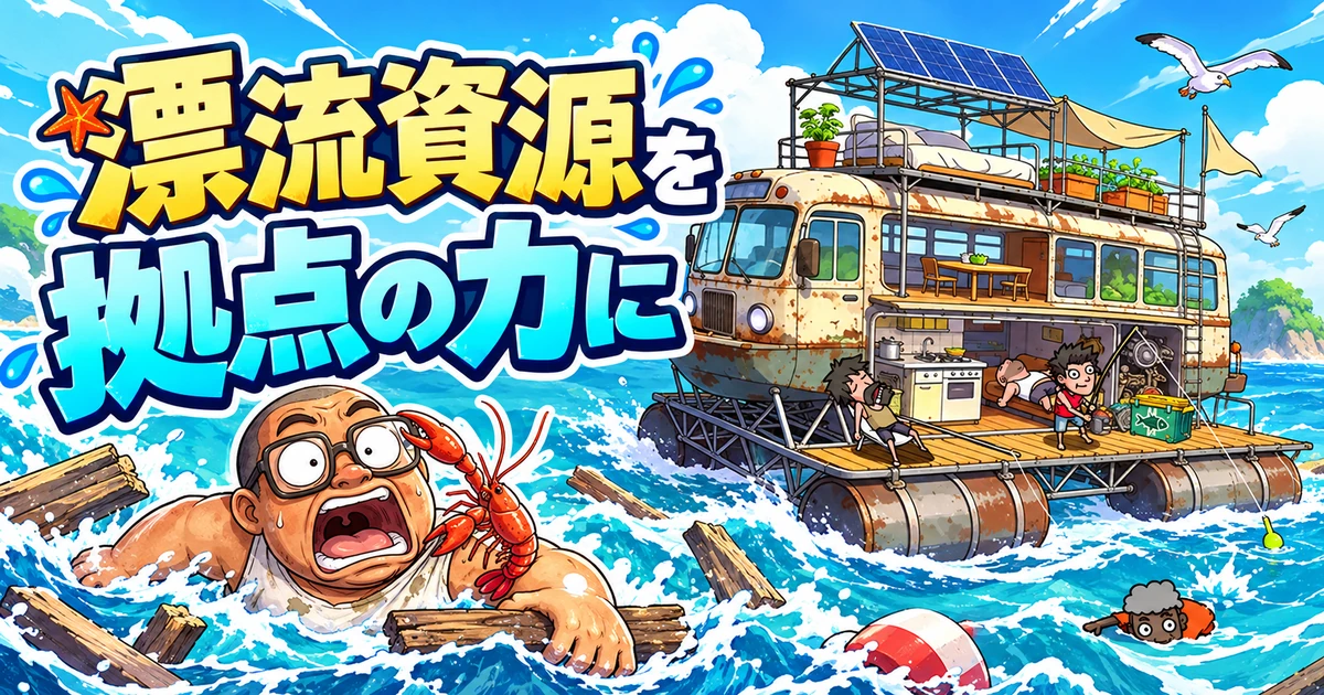 波乱水世界：漂流資源を拠点の力に