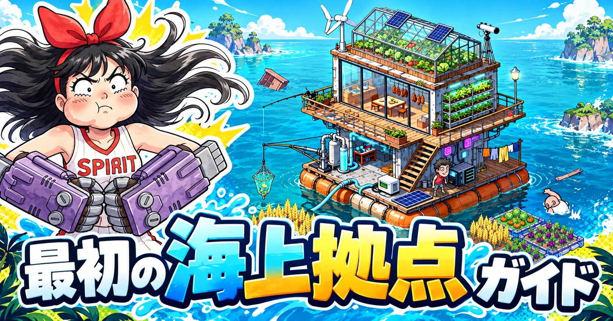 波乱水世界：最初の海上拠点ガイド